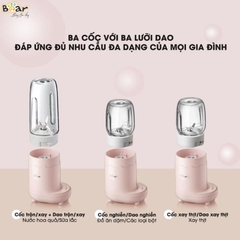QT - [HÀNG NHẬP KHẨU] - Máy xay thực phẩm trẻ em Bear LLJ-C04J1 (B03V1) Bộ 3 cối xay tiện lợi. Phù hợp nhiều loại thức ăn LLJ-D04B1 2 cối