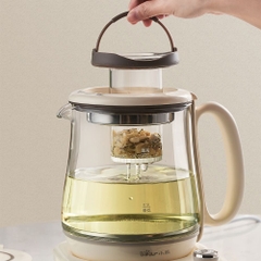 QT - Ấm Bình Máy pha trà chưng yến đa năng Bear SUBE011, thủy tinh dung tích 1,5L nhỏ gọn tiện lợi, dưỡng sinh, BH 18 tháng C08T1 Xanh Quốc Tế