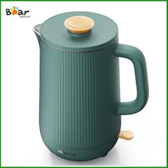 ND - Ấm đun siêu tốc mini 1.6L Bear ZDH-P16L3, công suất 1800W, chất liệu inox304, dùng như bình nấu nước đa năng, - Cheapmal Bear B15T1- xanh