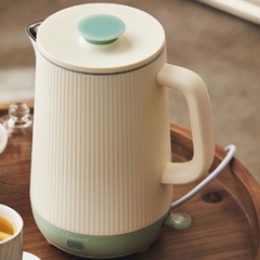 ND - Ấm đun siêu tốc mini 1.6L Bear ZDH-P16L3, công suất 1800W, chất liệu inox304, dùng như bình nấu nước đa năng, - Cheapmal Bear B15T1- xanh