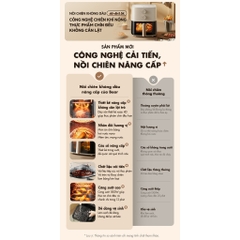 Nồi Chiên Không Dầu 5L Bear AF-4H15K - Công suất 1500W, Mặt kính trong suốt - HAPOS HSA AF-4H15K