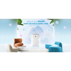 Máy lọc khí và tạo ẩm Sharp KI-N40V-W/H - Hàng chính hãng - Bảo hành 12 tháng - HAPOS HSA White