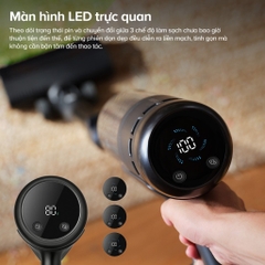 Máy hút bụi cầm tay Roborock H60 Ultra | Thân máy uốn cong linh hoạt | Bộ lọc 5 lớp | Bảo hành 2 năm - HAPOS HSA H60 Ultra Trắng