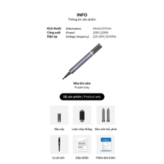 Máy sấy tóc tạo kiểu LocknLock gồm 4 đầu phụ kiện sấy, duỗi Multi hair styling dryer ENA526GRY - HAPOS OFFICIAL ENA526GRY