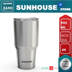 Bình giữ nhiệt Inox 304 Sunhouse 900ml 450ml cam kết sản phẩm - Chính hãng - SSHOP OFFICIAL bình 900ML TU900I - Bình INOX 450ml