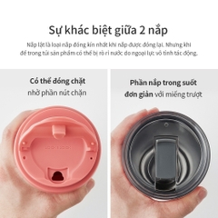 Bình Giữ Nhiệt Locknlock Metro Studio Gradation Tumbler 540ml, 480ml, 350ml, Hàng Chính Hãng-HAPOS OFFICIAL 480ml HồngLHC4362PIK
