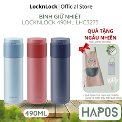 OFF - Bình giữ nhiệt  Hidden Moon  dung tích 490ml - 3 màu Chính hãng LocknLock LHC3275 - HAPOS OFFICIAL LHC3275SBLU