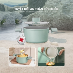 Nồi chống dính Elmich Hera II EL-5202SK size 18,20,24cm , Hàng chính hãng - HAPOS HOF