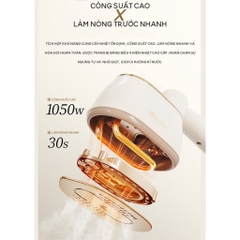 Bàn ủi hơi nước cầm tay Bear DYD-J10Q1, 2 In 1 Ủi nước/ khô nhanh tiết kiệm thời gian, BH 18 Tháng - HAPOS HSA DYD-J10Q1