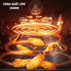 [Quốc tế] Nồi chiên không dầu 5L Bear Chính hãng, công nghệ nhiệt đối Lưu 360 độ QZG-J15M1  - HAPOS OFFICIAL QZG-J15M1