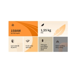 Máy hút bụi cầm tay không dây Roborock H5 H8D1A - Công suất hút 158 Air Watts - CHEAPMALL OFFICIAL H5