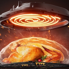 [Quốc tế] Nồi chiên không dầu 5L Bear Chính hãng, công nghệ nhiệt đối Lưu 360 độ QZG-J15M1  - HAPOS OFFICIAL QZG-J15M1