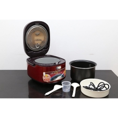 Nồi cơm điện tử Sharp lòng dày 4mm 1.8 Lít, nấu cơm ngon, có xửng hấp, chống dính KS-TH18-RD - CHEAPMALL SOUNDCORE KS-TH18-RD