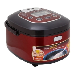 Nồi cơm điện tử Sharp lòng dày 4mm 1.8 Lít, nấu cơm ngon, có xửng hấp, chống dính KS-TH18-RD - CHEAPMALL SOUNDCORE KS-TH18-RD