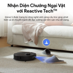 Robot hút bụi lau nhà  Roborock Chính hãng tự động giặt giẻ, tự động đổ rác QR 798 | Q Revo S  - CHEAPMALL SOU Q Revo S Trắng