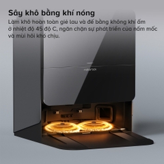 Robot hút bụi lau nhà Roborock Chính hãng giặt sấy nóng giẻ Saros 10R | Saros 10 - CHEAPMALL SOU Saros 10 Trắng