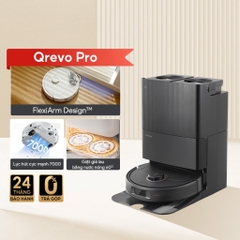 Robot hút bụi lau sàn Roborock Chính hãng lực hút 7000Pa tự động giặt sấy giẻ Qrevo Pro - CHEAPMALL SOU Q Revo Pro Trắng