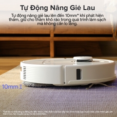 Robot hút bụi lau sàn Roborock Chính hãng lực hút 7000Pa tự động giặt sấy giẻ Qrevo Pro - CHEAPMALL SOU Q Revo Pro Trắng