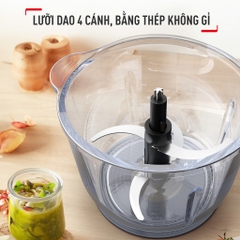 Máy xay thực phẩm 2L Tefal Chính hãng Choppeo công suất 500W cối thủy tinh MB603166  - CHEAPMALL MB603166