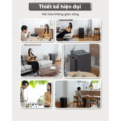 Máy lọc không khí Sharp  37m2 và hút ẩm tạo Plasmacluster ION DW-T30FV-H/W - Hàng chính hãng  - HAPOS HEL DW-T30FV-W