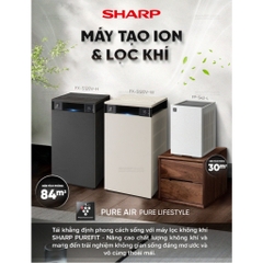 Máy lọc không khí Sharp Purefit FX-S120V-H Chính hãng - HAPOS HEL 84m2 - S120 Trắng