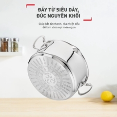 Bộ 3 nồi inox đáy từ cao cấp Tefal Duetto Plus 16/20/24 (G719S674/ G719S655) - Bảo Hành 24 Tháng - HAPOS HOF
