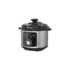 Nồi áp suất điện đa năng 5L Sunhouse SHD1551 900W, 5 cấp độ chống bỏng, Lòng nồi 5 lớp phủ chống dính PTFE - HAPOS HOF