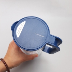 Bình nước thủy tinh LocknLock 1.3 Lít có quai cầm LLG619 - HAPOS LOF LLG619YRED - Màu cam