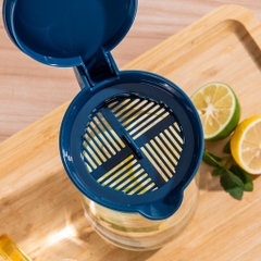 Bình nước thủy tinh LocknLock 1.3 Lít có quai cầm LLG619 - HAPOS LOF LLG619YRED - Màu cam