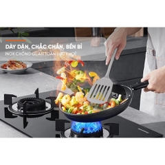 Xẻng sạn chiên xào 330 inox Sunhouse KS-TU330I - Inox chống gỉ dày dặn - Tay cầm chắc chắn - Dễ vệ sinh - HAPOS HEL KS-TU330I