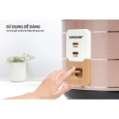 Nồi cơm điện nắp rời Sunhouse SHD8135, 900W,  2.2 Lít - HAPOS HEL SHD8135