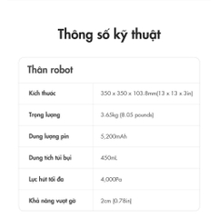 Robot lau sàn hút bụi tự làm sạch Dreame L10 Prime - Bản Quốc tế - BH 24 Tháng - HAPOS HOF