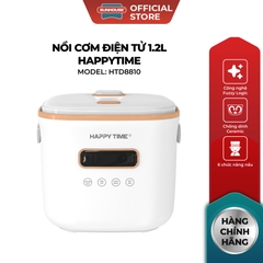 Nồi cơm điện tử 1.2L Happytime HTD8810, Công nghệ gia nhiệt chuẩn, Chống dính Ceramic, 6 chức năng nấu - HAPOS HOF