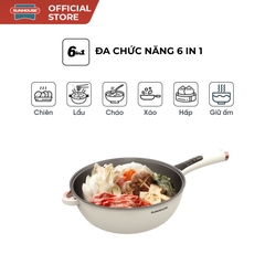 Chảo điện đa năng 5L Sunhouse SHD4555 - HAPOS HEL SHD4555