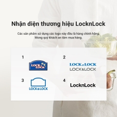 Ly nhựa 2 lớp 750ml LocknLock Ocean Double Wall HAP534BLU, Kèm phụ kiện, Chính hãng - HAPOS LOF Xanh HAP534BLU