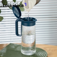 Bình nước thủy tinh LocknLock 1.3 Lít có quai cầm LLG619 - HAPOS LOF LLG619YRED - Màu cam