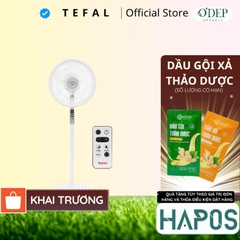 Quạt đứng TEFAL Turbo Silence Extreme VH699690, 7 cánh 60W - Trắng - Bảo Hành 24 tháng - HAPOS HOF VH699690