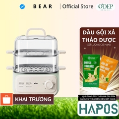 Nồi hấp/ Nồi lẩu điện đa năng 10.3L Bear EFS-4H30D - 2 khay hấp - HAPOS HOF