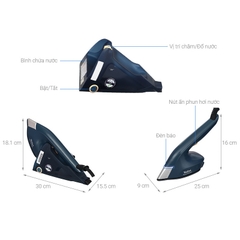 Bàn ủi Tefal 2-trong-1 Duo Power JF4032E0, kết hợp ủi hơi và cầm tay, 1700W, 180g/p |BH 24 tháng - HAPOS HOF