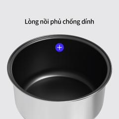 Nồi cơm điện LocknLock 1.5L, kèm khay hấp One-Switch Rice Cooker EJR442IVY - HAPOS LOF