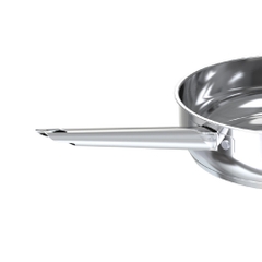 Chảo Inox đa lớp liền khối Sunhouse 16cm - 28cm đáy từ dùng mọi loại bếp Healthy IN16M9 - IN28M9 - HAPOS HOF