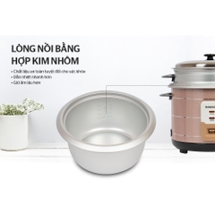 Nồi cơm điện nắp rời Sunhouse SHD8135, 900W,  2.2 Lít - HAPOS HEL SHD8135