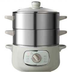 Nồi hấp/ Nồi lẩu điện đa năng 10.3L Bear EFS-4H30D - 2 khay hấp - HAPOS HOF