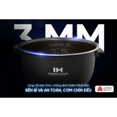 Nồi cơm điện cao tần 1.5L Sunhouse MAMA SHD8858, Lòng nồi dày 3mm, chống dính Daikin (Nhật Bản) - HAPOS HOF