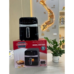 Nồi chiên không dầu 9L Sunhouse SHD4090 - Công suất 1700W, Dung tích lớn nướng gà vịt nguyên con - HAPOS HEL SHD4090