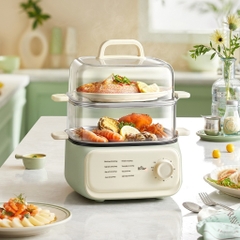 Nồi hấp/ Nồi lẩu điện đa năng 10.3L Bear EFS-4H30D - 2 khay hấp - HAPOS HOF