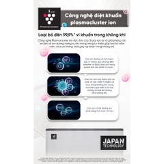 Máy lọc không khí Sharp hút ẩm tạo Plasmacluster ION DW-T30HV-W - Hàng chính hãng - HAPOS HEL DW-T30HV-W