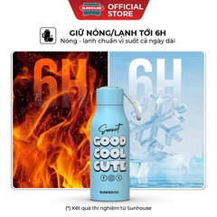 BÌnh giữ nhiệt school 400ml Sunhouse KS-TU400SB/ KS-TU400SP - Inox 304 - Giữ nhiệt lên đến 10h - HAPOS HEL KS-TU400SP - Hồng