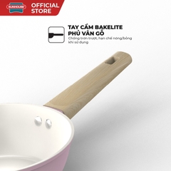 Chảo phủ sứ Nano đáy từ Sunhouse Healthy SHG20-24-26MP - Chống dính Nano Ceramic - Bắt từ nhanh - HAPOS HEL SHG26MP - Size 26cm