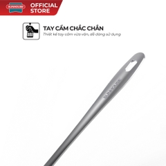 Xẻng sạn chiên xào 330 inox Sunhouse KS-TU330I - Inox chống gỉ dày dặn - Tay cầm chắc chắn - Dễ vệ sinh - HAPOS HEL KS-TU330I